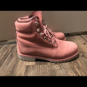 Pink Timberlands size 6.5